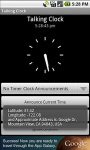 Talking Clock screenshot 3