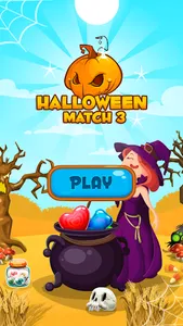 Halloween Candy Jewel: Match 3 screenshot 0