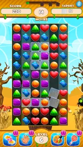 Halloween Candy Jewel: Match 3 screenshot 4