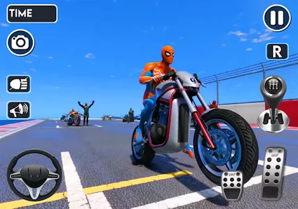 Spider Tricky Bike Stunt Race screenshot 2