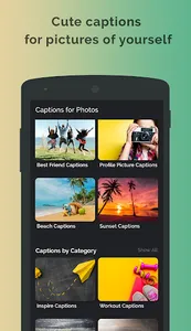 Best Captions and Status - Cap screenshot 1