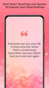 Deep Love Quotes and Messages screenshot 1