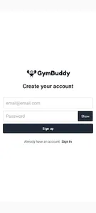 GymBuddy screenshot 1