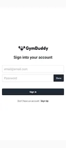 GymBuddy screenshot 2