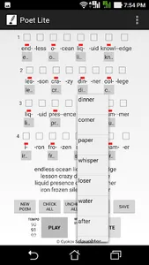 Poet Lite screenshot 4
