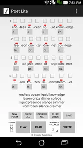 Poet Lite screenshot 6
