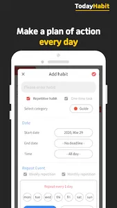 Today’s Habit - Todo list screenshot 2