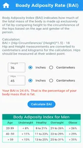 Health Calculator BMI,BMR,more screenshot 2