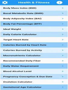 Health Calculator BMI,BMR,more screenshot 4