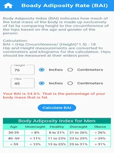 Health Calculator BMI,BMR,more screenshot 6