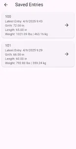 Horse Weight Calculator screenshot 2