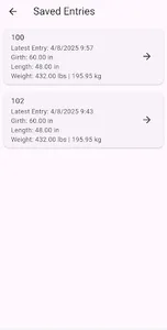 Pig Weight Calculator screenshot 2