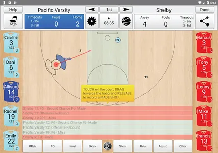 Basketball Stat Tracker Live screenshot 14