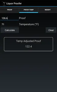 Liquor Proofer screenshot 1