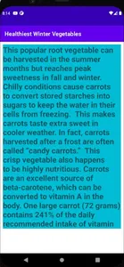 Healthiest winter vegetables screenshot 2