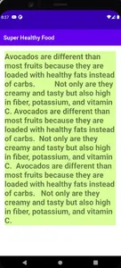 Super Healthy Food screenshot 1