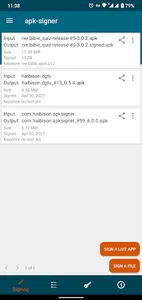 apk-signer screenshot 0