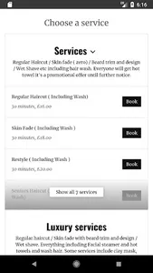 Hairluzz Barbers screenshot 1