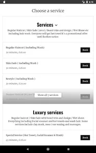 Hairluzz Barbers screenshot 4