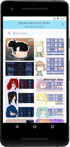 Gacha Hair Ideas screenshot 2