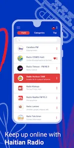 Haitian Radio - Live FM Player screenshot 1