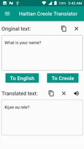 Haitian Creole Translator screenshot 2