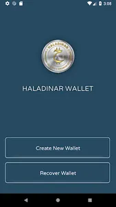 Haladinar HDN wallet screenshot 0