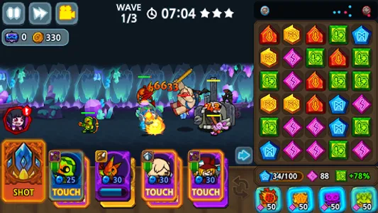 Puzzle & Defense: Match 3 Batt screenshot 12