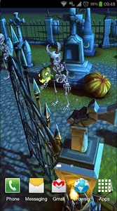 Halloween Cemetery 3D LWP screenshot 4