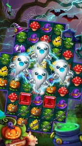 Halloween Witch Match 3 screenshot 1