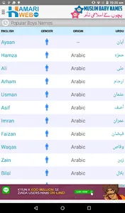 Muslim Baby Names & Meanings I screenshot 15