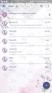 Floral watercolor skin for Nex screenshot 1