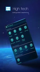 Handcent NextSMS Skin HighTech screenshot 0