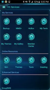 Handcent NextSMS Skin HighTech screenshot 3