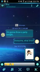 Handcent NextSMS Skin HighTech screenshot 4