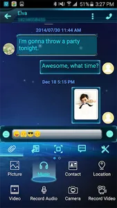 Handcent NextSMS Skin HighTech screenshot 5