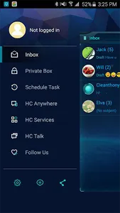 Handcent NextSMS Skin HighTech screenshot 6