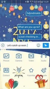 Happy New Year (Next SMS)Skin3 screenshot 1