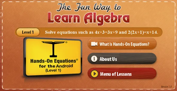 Hands-On Equations 1 screenshot 0