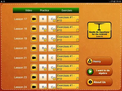 Hands-On Equations 3: Tablet screenshot 1