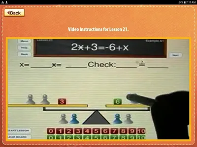 Hands-On Equations 3: Tablet screenshot 2