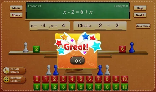 Hands-On Equations 3: Tablet screenshot 6