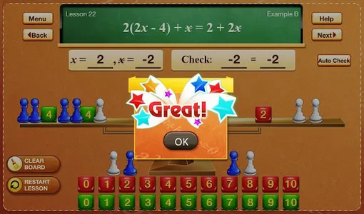 Hands-On Equations 3: Tablet screenshot 7