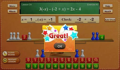 Hands-On Equations 3: Tablet screenshot 9