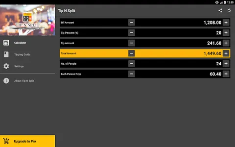 Tip N Split Tip Calculator screenshot 12