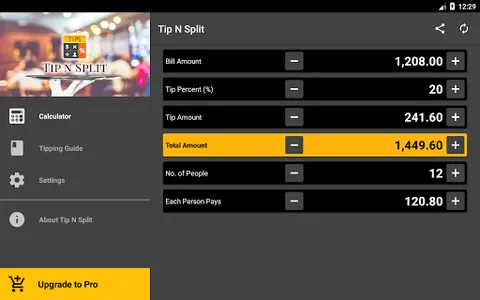 Tip N Split Tip Calculator screenshot 8