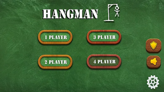 Hangman 1 2 3 4 Players Puzzle screenshot 1