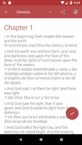 English Spanish Bible screenshot 1