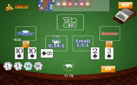 Baccarat  : CasinoKing game screenshot 10