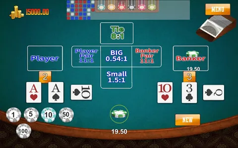 Baccarat  : CasinoKing game screenshot 11